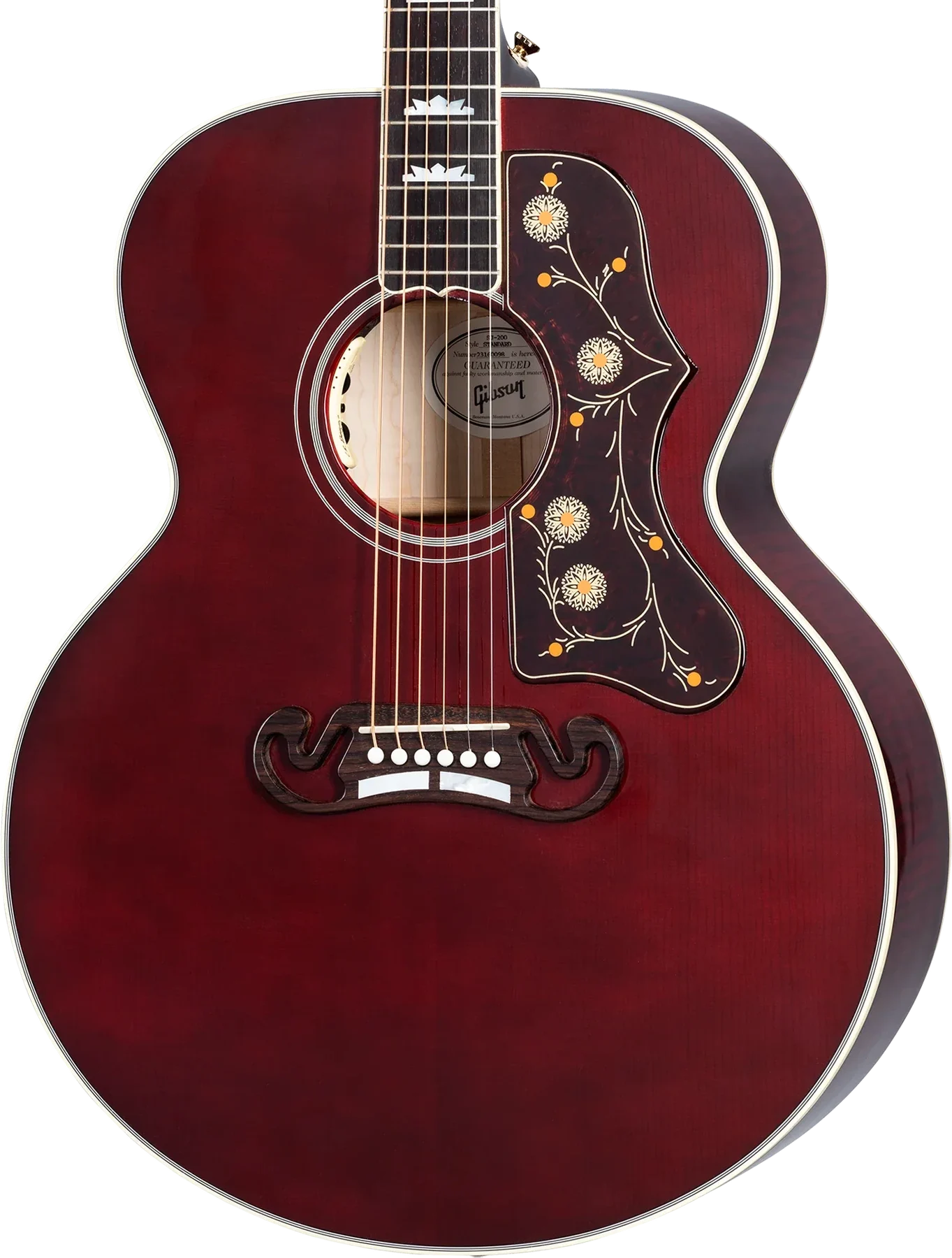Gibson USA SJ-200 Standard Wine Red (MCJB20WR)