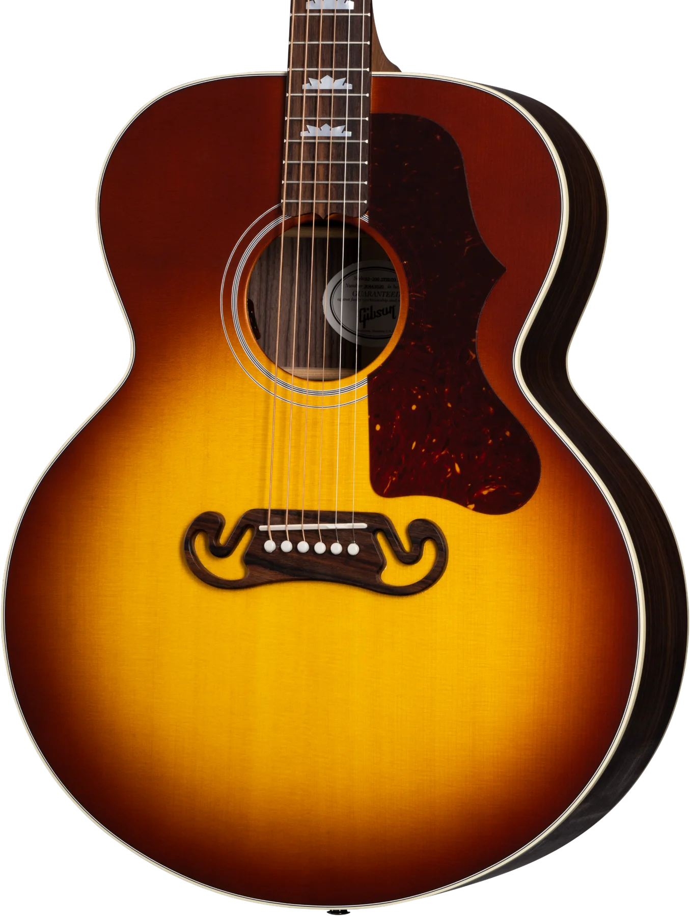 Gibson SJ-200 Studio Rosewood, Satin Rosewood Burst (MCJB2SRSRB) 바디