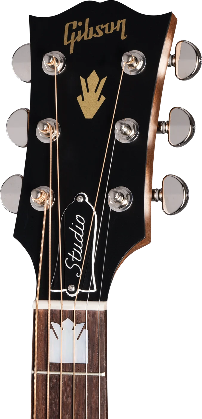 Gibson SJ-200 Studio Rosewood, Satin Rosewood Burst (MCJB2SRSRB) 헤드스톡