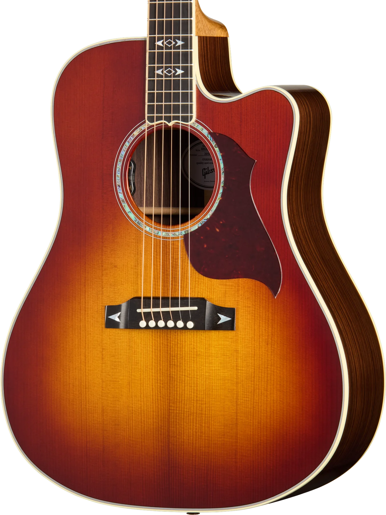 Gibson Songwriter Recording Artist EC, Rosewood Burst (MCSSSCRARB) 바디