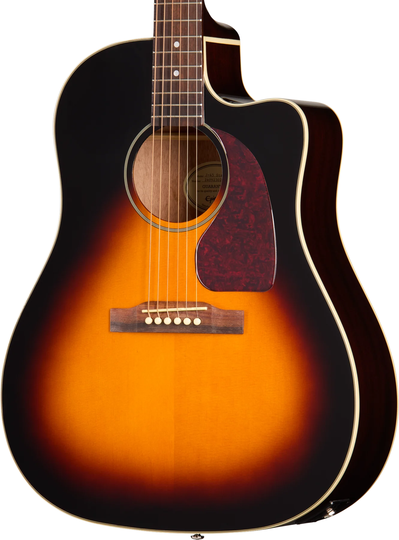 Epiphone 에피폰 어쿠스틱 기타 J-45 Studio EC Vintage Sunburst (EAS4CVSNH1)