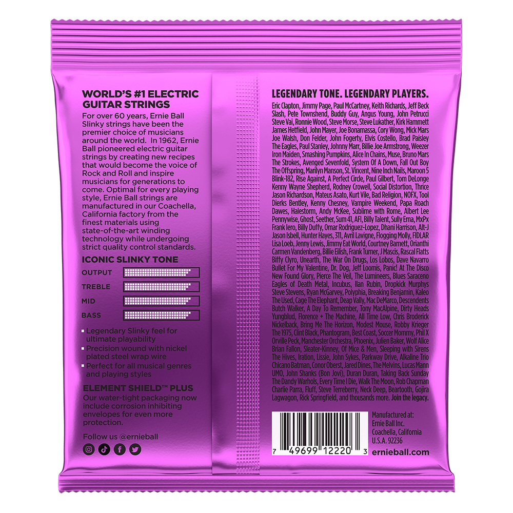 어니볼 Nickel Wound Electric Slinky 뒷면