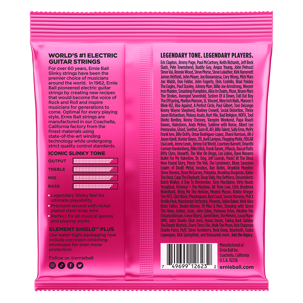 어니볼 Nickel Wound Electric Slinky 뒷면