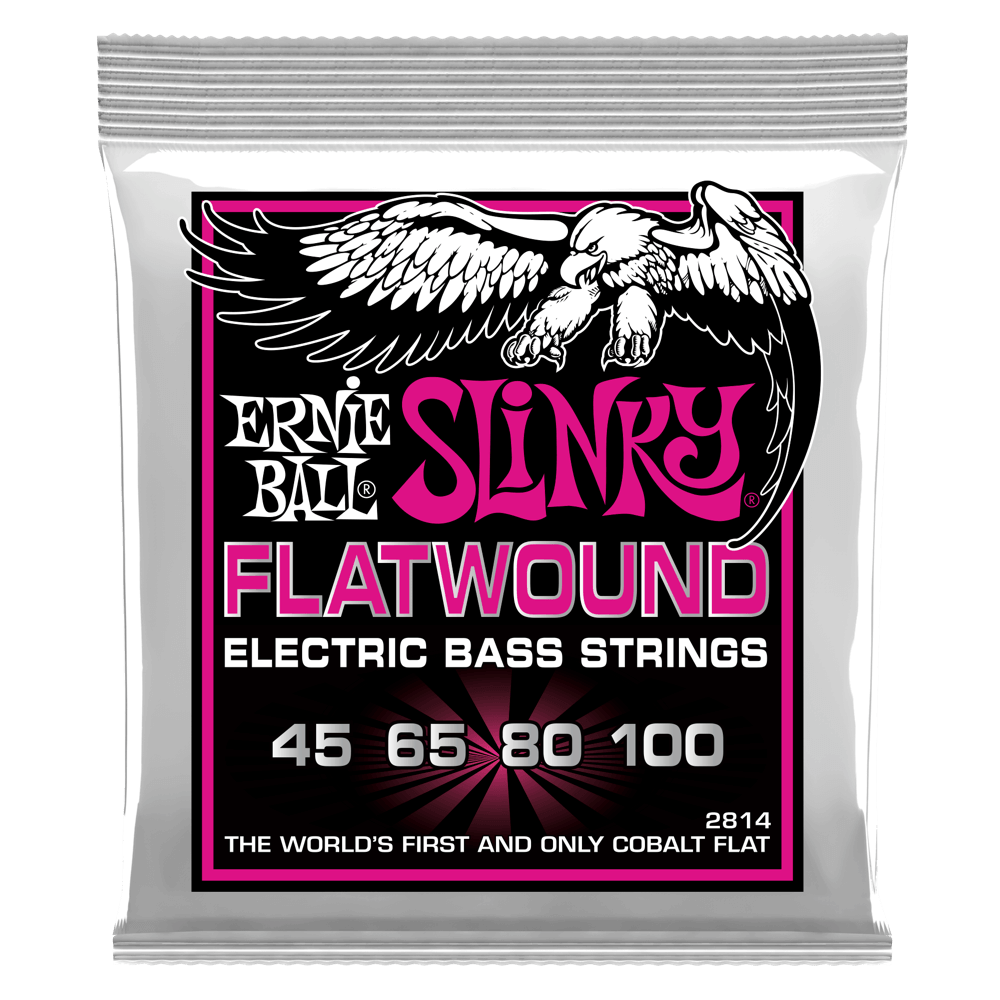 어니볼 Flatwound Electric Bass Strings 앞면