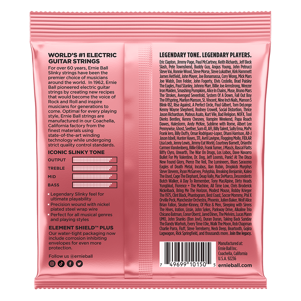 어니볼 Nickel Wound Electric Slinky 뒷면