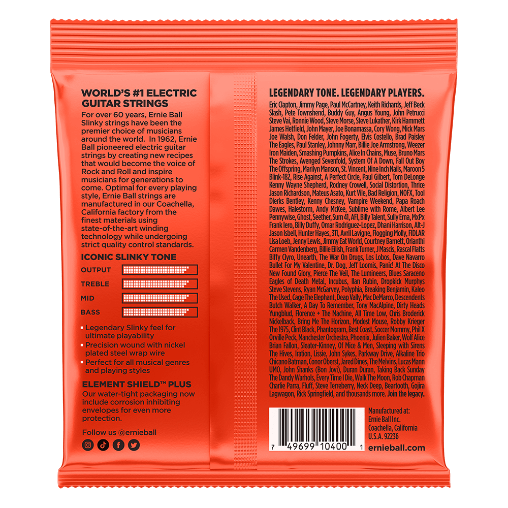 어니볼 Nickel Wound Electric Slinky 뒷면
