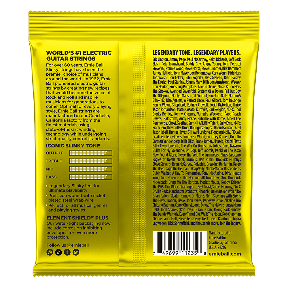 어니볼 Nickel Wound Electric Slinky 뒷면