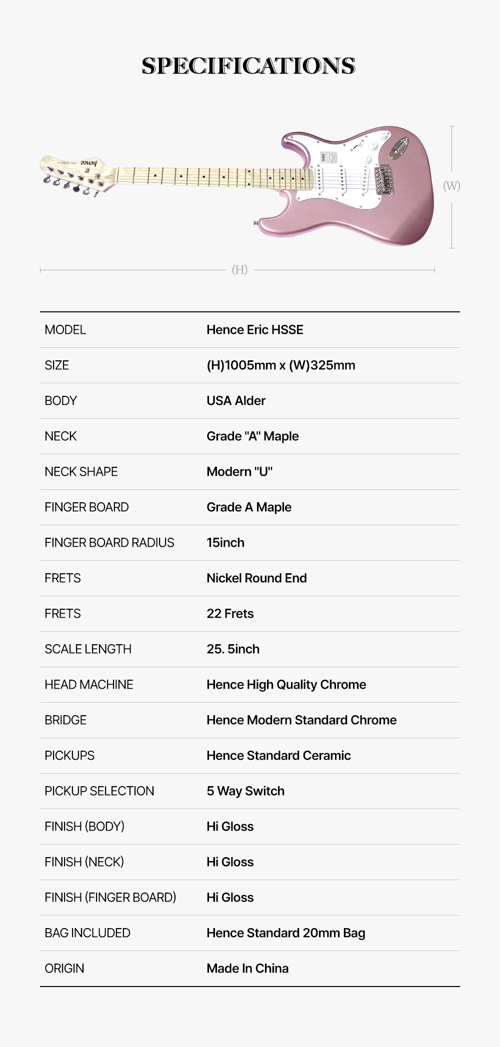 Hence Eric HSSE (헨스 스텐다드 일렉기타) 골드핑크 1000 08.jpg