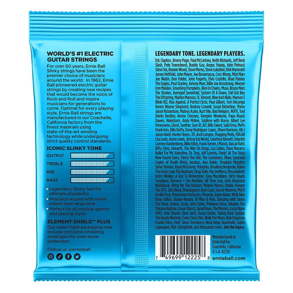 어니볼 Nickel Wound Electric Slinky 뒷면