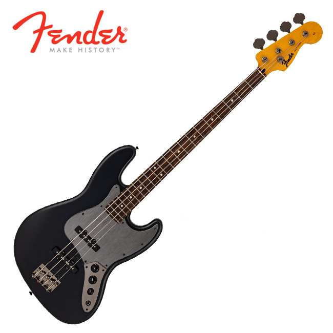 Fender JAPAN 2026 HYBRID II Jazz Bass Satin Metallic Matte Phantom Black (566-2100-399)