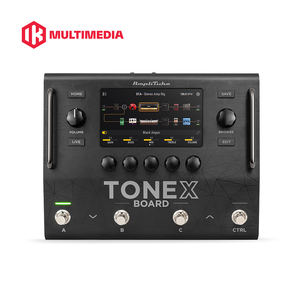 사전 예약 이벤트 액정 보호 필름 증정! IK Multimedia AI 앰프 모델링 & 멀티이펙터 TONE X BOARD 올인원 프로세서
