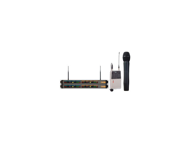 SYSCOM RX-702DE / TX-755PM / TX-758M10채널 UHF 무선마이크