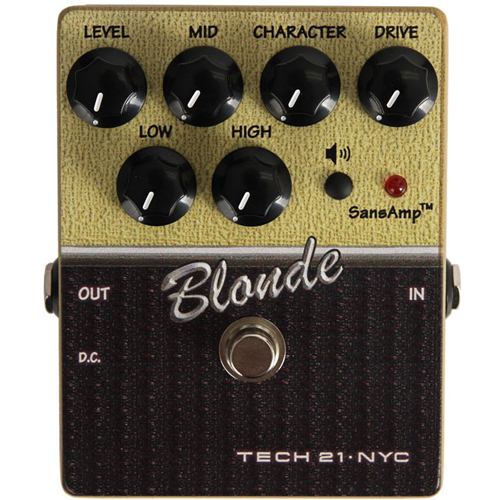 Tech 21 이펙터 Blonde Version 2 (Character Series) (펜더&셀레스천 타입)