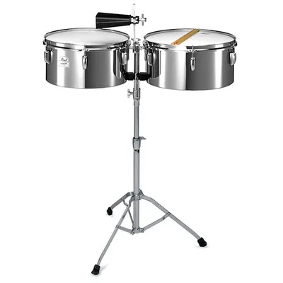 Pearl 팀발레스 Primero Steel 13"&14" Timbales PTS-5134