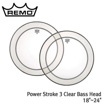 REMO 레모 베이스헤드 Powerstroke 3 22인치 베이스드럼헤드 P3-1322-C2