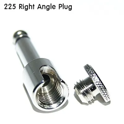George Ls 225 케이블용 플러그 Right Angle Nickel Plug