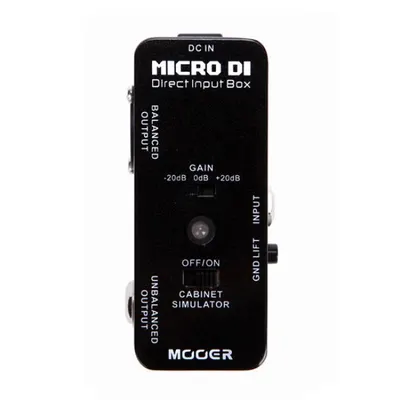 MOOER AUDIO Micro DI 다이렉트 박스
