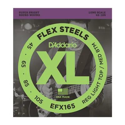 Daddario 베이스기타 스트링 Flex Steels [EFX165] (045-105)