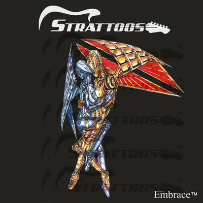 [노마진세일] Strattoos USA Guitar Tattoos 기타바디스티커