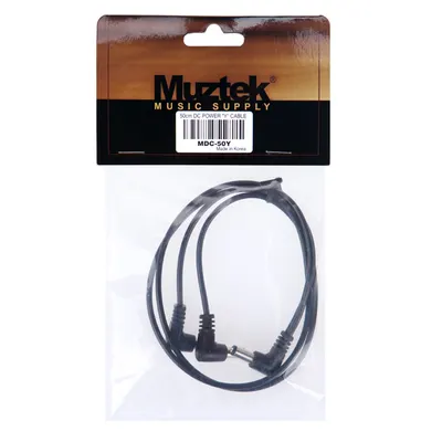 Muztek  DC 케이블 50cm MDC-50Y Ampere Doubler