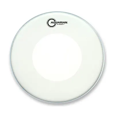 Aquarian 스네어 헤드 Hi Velocity White Dot (코팅) 이중피