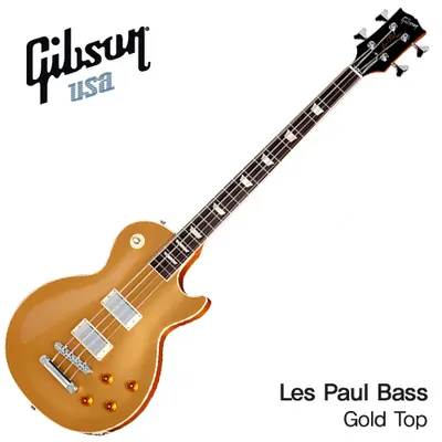 Gibson USA Les Paul Standard Bass Gold Top (BA13GTCH1)