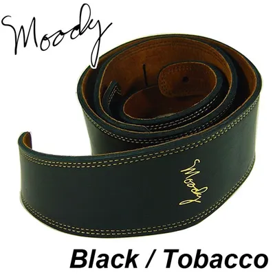 Moody 스트랩 Leather/Leather 2.5인치 [Standard Size] Black/Tobacco