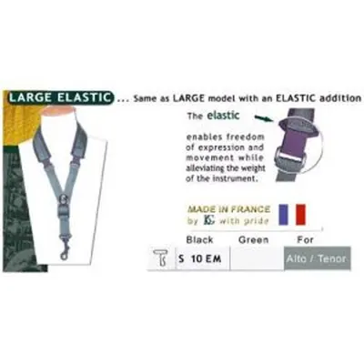 BG / S10EM / LARGE ELASTIC STRAP / 색소폰 스트랩, 신축밴드
