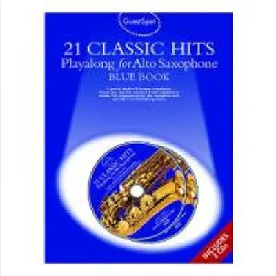 Wise Publications /Guest Spot: 21 Classic Hits Playalong For Alto Saxophone - Blue Book (Book/2CD)