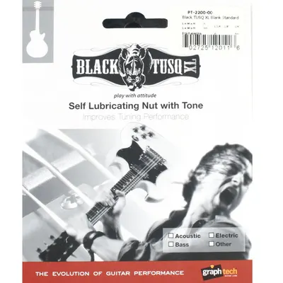 Graphtech BLACK TUSQ XL 기타용너트 Blank Nut (PT-2200-00)