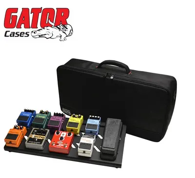 Gator 이펙터 케이스 블랙,BK, Aluminum Pedal Board w/Carry Bag(603X180)   스텔스 블랙 페달보드 & 케이스 라지사이즈 (GPB-BAK-1)