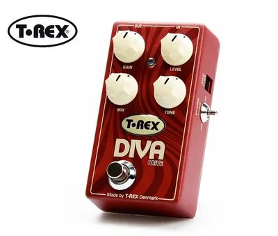 T-Rex Diva Drive 기타 이펙터 Overdrive w/3 Low-end Boost 오버드라이브 이펙터