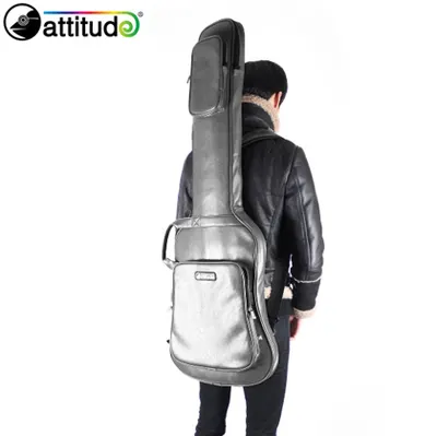 Attitude 베이스기타 케이스 Bass Guitar Studio Gig Bag -Glossy Gray