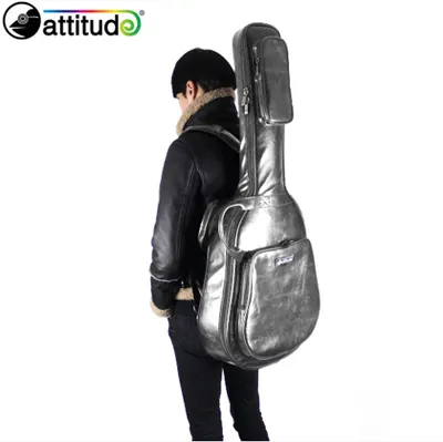 Attitude 어쿠스틱기타 케이스 Acoustic D Guitar Studio Gig Bag -Glossy Gray