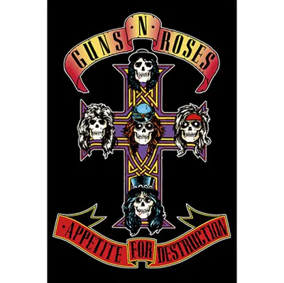 포스터 Guns N Roses - Appetite 건즈 앤 로지즈 [LP0948]