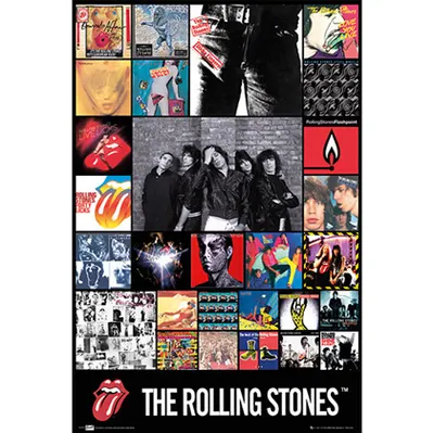 포스터 Rolling Stones - Discography 롤링 스톤즈 [LP1675]