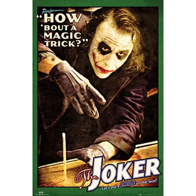 포스터 Batman (Dark Knight) - Joker Trick 배트맨 [FP3091]