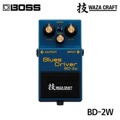 Boss 이펙터 Waza Craft BluesDrive(블루스드라이버) MOD BD-2W