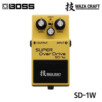 Boss 이펙터 Waza Craft Super OverDrive(슈퍼오버드라이브) MOD SD-1W