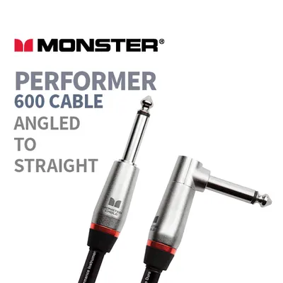Monster 악기케이블 Performer 600 - Angled to Straight (P600-I)