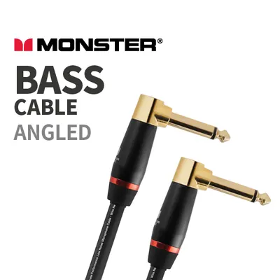 Monster 패치케이블 Bass - Angled 22cm (MBASS2-0.75DAWW)