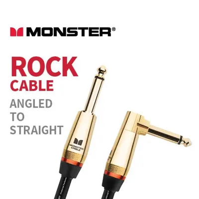 Monster 악기케이블 Rock - Angled to Straight (MROCK2)