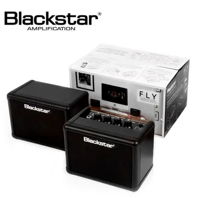BlackStar FLY STEREO PACK 미니기타앰프 (FLY 3 앰프 + FLY 103 캐비닛) 전용 아답터 포함