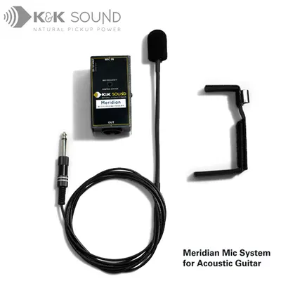 K&K Sound Meridian System for Guitar (inc.Mic, Preamp&Guitar Clamp) 마이크 프리엠프 & 클램프