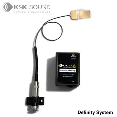 K&K Sound Definity System (Pickup+Definity Preamp) 픽업 + 프리엠프