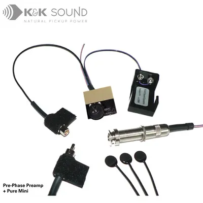 K&K Sound Pure Mini+Pre-Phase Miniature Preamp 퓨어미니 + 페이저 프리엠프