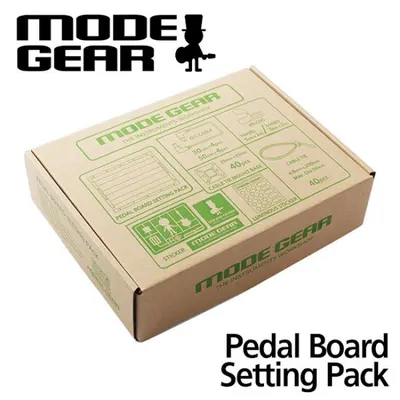 Mode Gear 페달보드세팅팩 Pedal Board Setting Pack (DC 케이블, 케이블타이, 벨크로, 스티커)