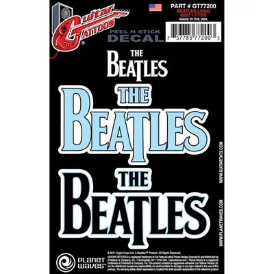 Planet Waves Guitar Tattoos  Beatles Logo (GT77200)