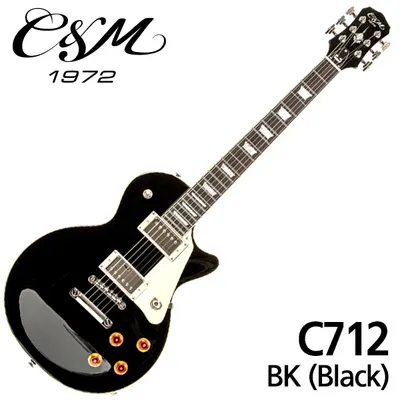 C&M 일렉기타 C712-BK (Black)