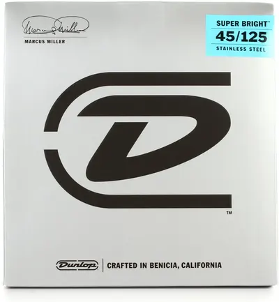 Dunlop 베이스기타스트링 5현 Marcus Miller Super Bright Stainless Steel [DBMMS45125] (045-125)